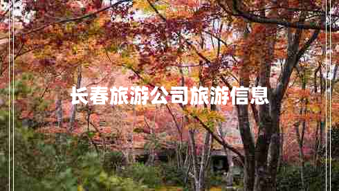 長(zhǎng)春旅游公司旅游信息