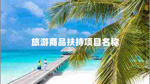 旅游商品扶持項目名稱