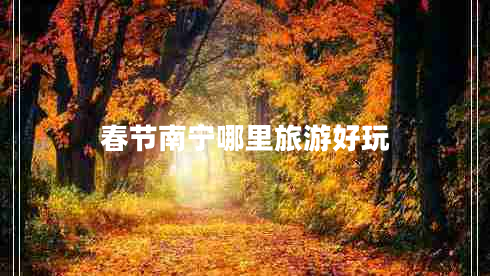 春節(jié)南寧哪里旅游好玩