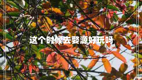 這個時候去婺源好玩嗎