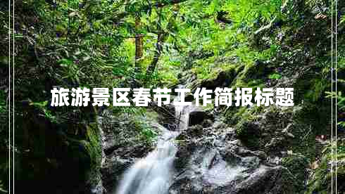 旅游景區(qū)春節(jié)工作簡報標題
