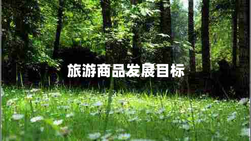 旅游商品發(fā)展目標(biāo)