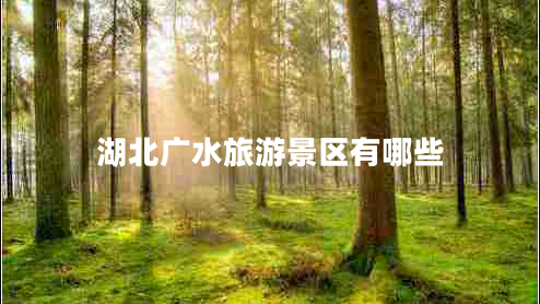 湖北廣水旅游景區(qū)有哪些