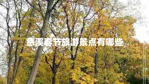 慈溪春節(jié)旅游景點有哪些