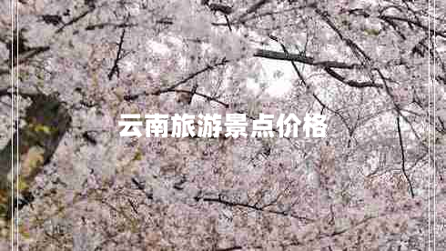 云南旅游景點價格