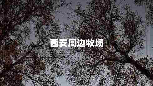 西安周邊牧場