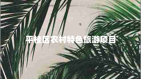 平桂區(qū)農(nóng)村特色旅游項(xiàng)目