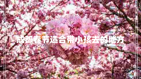成都春節(jié)適合帶小孩去的地方