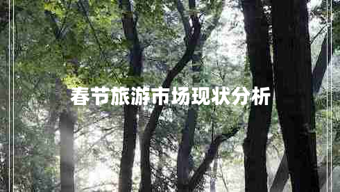 春節(jié)旅游市場現(xiàn)狀分析
