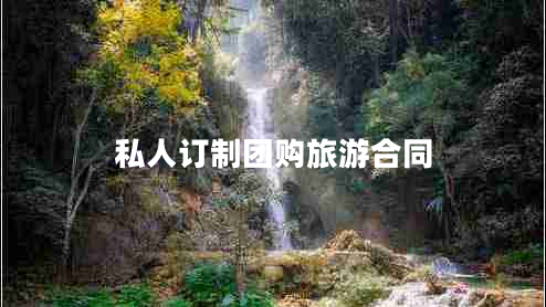 私人訂制團(tuán)購(gòu)旅游合同