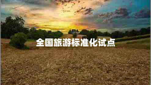 全國旅游標準化試點