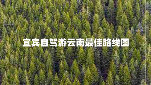 宜賓自駕游云南最佳路線圖 宜賓自駕游云南最佳路線圖