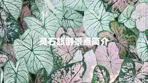 靈石旅游景點簡介