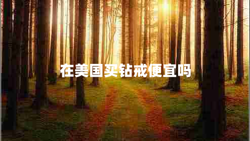 在美國買鉆戒便宜嗎