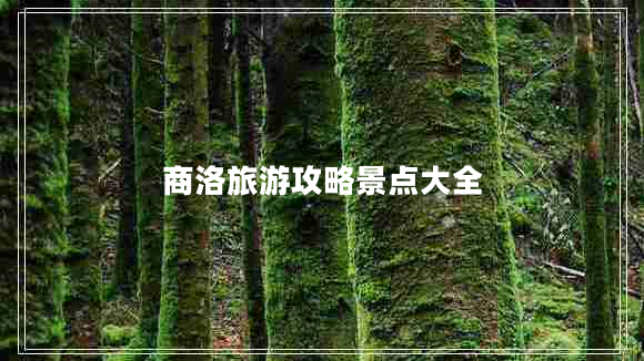 商洛旅游攻略景點大全