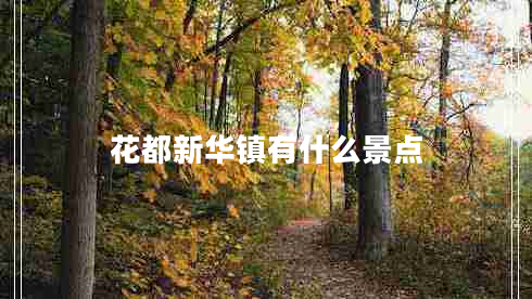 花都新華鎮(zhèn)有什么景點(diǎn)