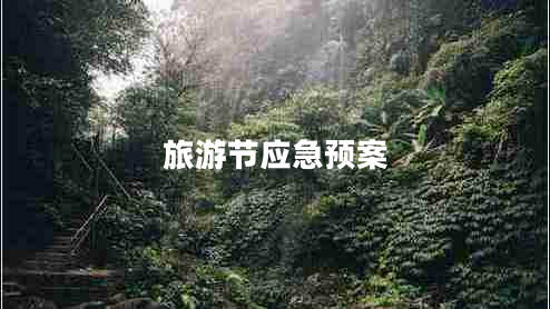 旅游節(jié)應急預案
