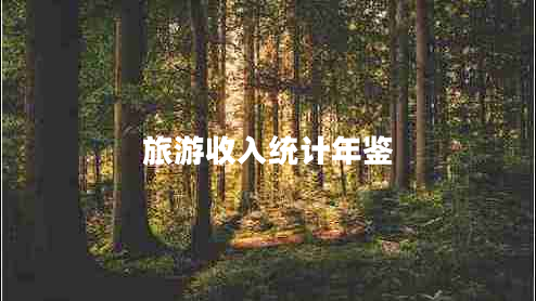 旅游收入統(tǒng)計年鑒