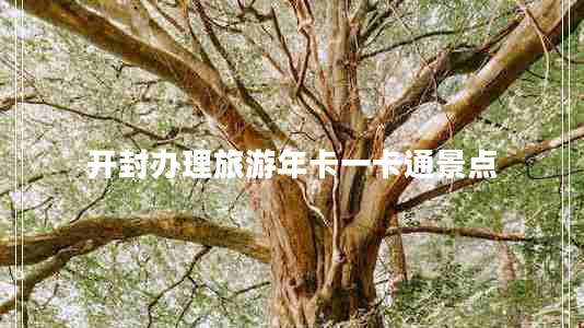 開封辦理旅游年卡一卡通景點(diǎn)
