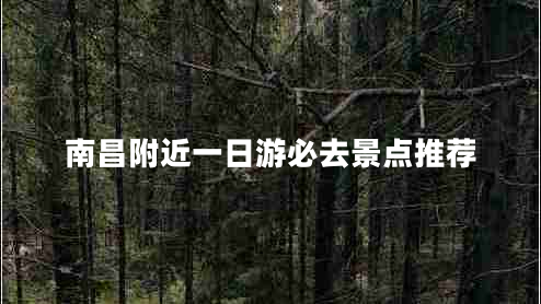 南昌附近一日游必去景點推薦