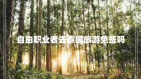 自由職業(yè)者去泰國(guó)旅游免簽嗎