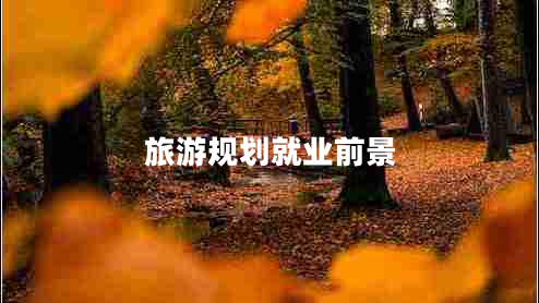 旅游規(guī)劃就業(yè)前景