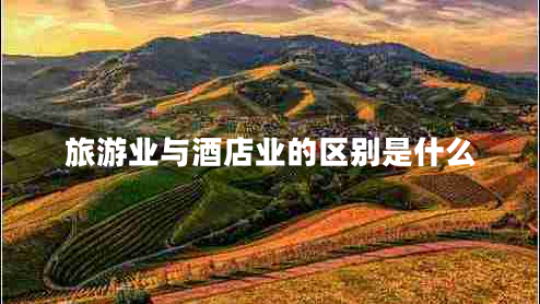 旅游業(yè)與酒店業(yè)的區(qū)別是什么