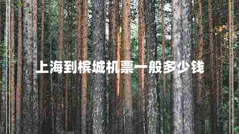 上海到檳城機票一般多少錢