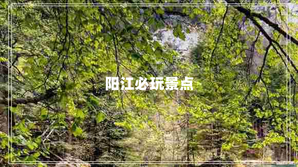 陽(yáng)江必玩景點(diǎn)