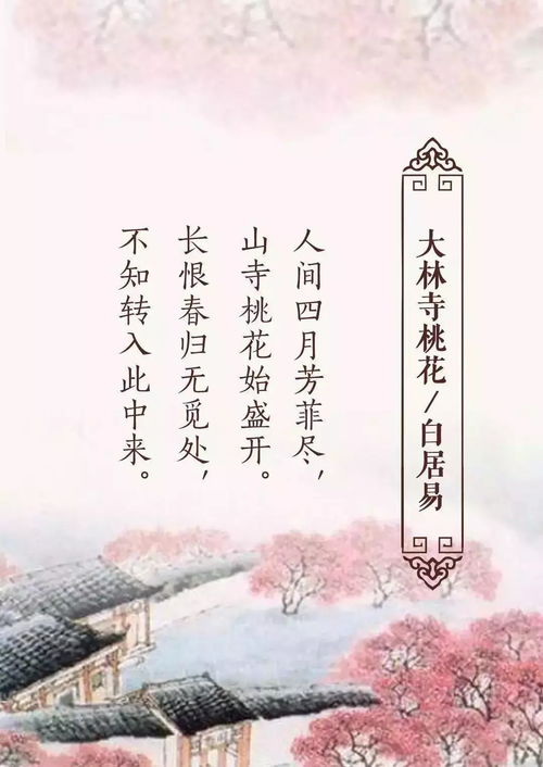 小學生關于桃花的詩句