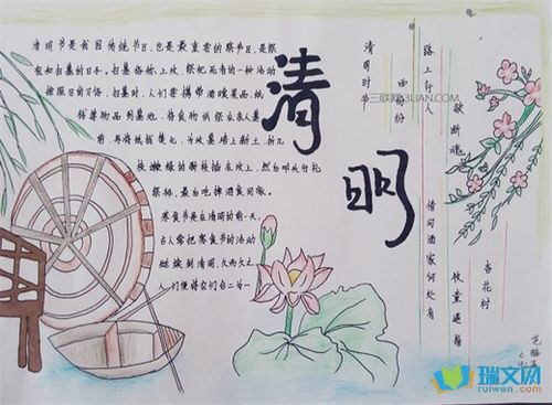 關(guān)于清明節(jié)的詩句手抄報