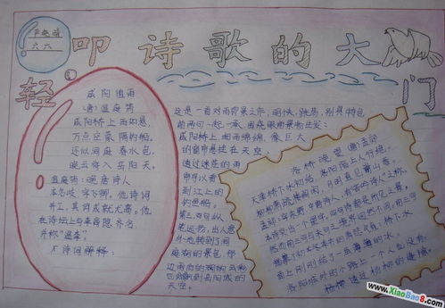 有關(guān)于詩(shī)句的手抄報(bào)的內(nèi)容