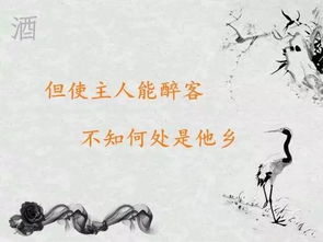 關于秋天喝酒的詩句子