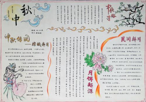 關(guān)于中秋節(jié)的詩句佳句手抄報