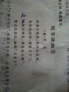 古詩有月的詩句是什么意思是什么意思