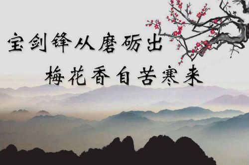 寫關(guān)于遇到挫折詩句