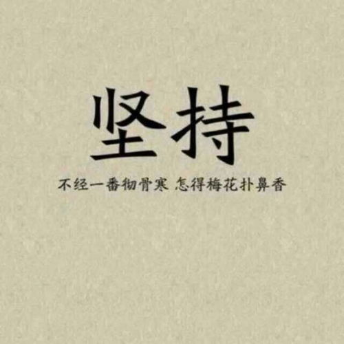 堅(jiān)持下去的古詩句子