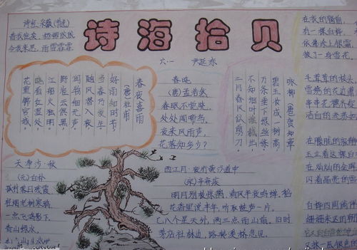 關(guān)于星星的詩(shī)句的手抄報(bào)