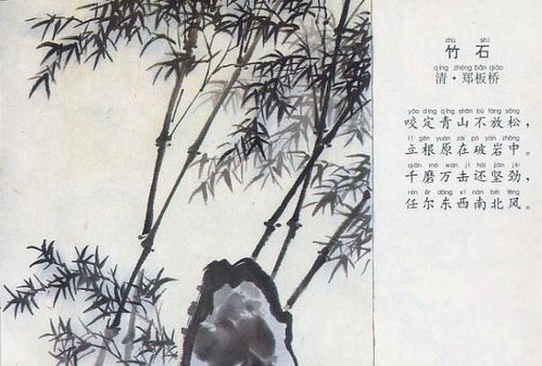 古詩,詩句,竹石