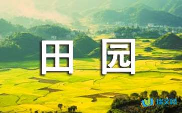 關于田園風景的作文(關于田園風景的作文)