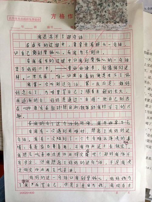 我不能忘記他的話語作文開頭