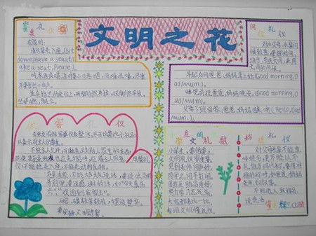 文明禮儀作文開(kāi)頭結(jié)尾