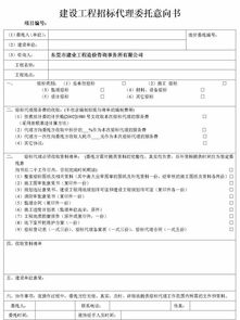 工程招標(biāo)代理方案策劃(工程招標(biāo)代理合同模板)