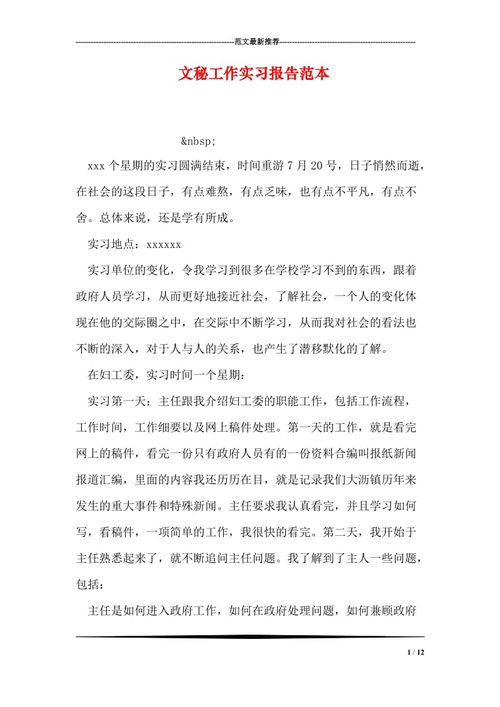 實(shí)習(xí)日記工作報(bào)告范文()