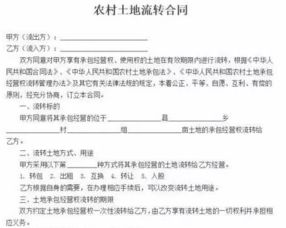 村委會土地流轉(zhuǎn)合同(土地流轉(zhuǎn)合同)