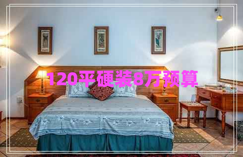 120平硬裝8萬預(yù)算