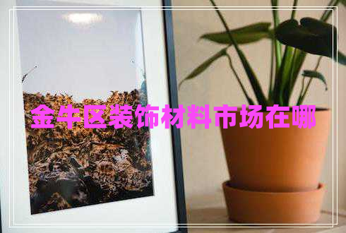 金牛區(qū)裝飾材料市場(chǎng)在哪