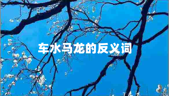 車水馬龍的反義詞