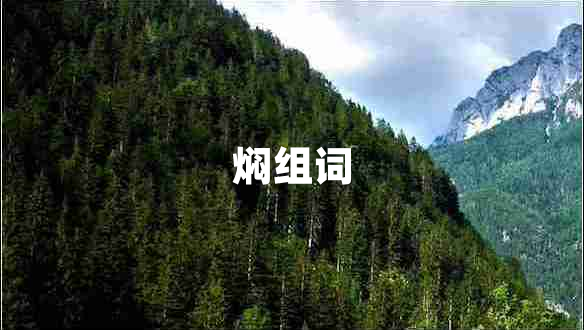 燜組詞