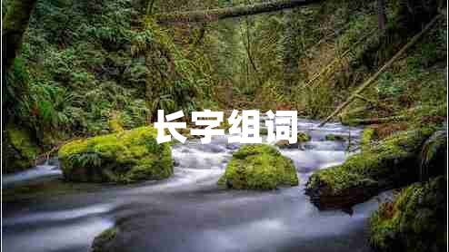 長字組詞